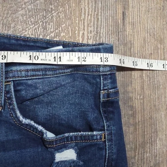 Flying Monkey Women's Size 29 Skinny Jeans Distressed Stretch - Picture 4 of 9